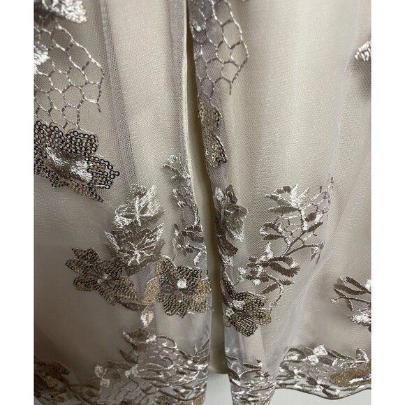 NWT Mac Duggal Mocha Long Sleeve Midi Dress Sz 6 Retail $338 - Picture 7 of 16